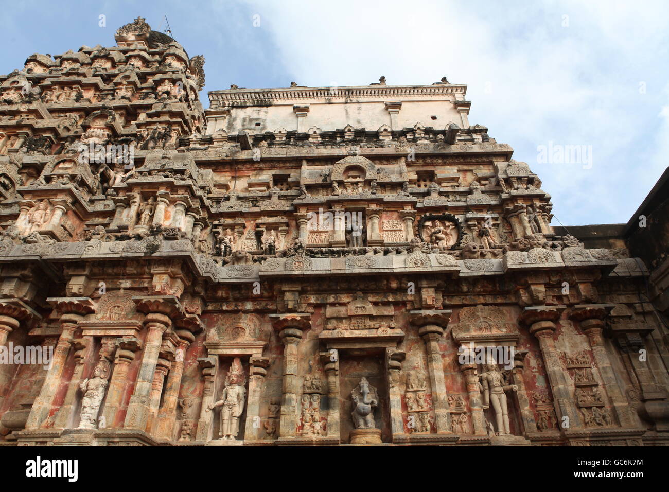 Airavateesvara temple près de kumbakonam,Tamil nadu.c'est un site du patrimoine mondial de l'UNESCO Banque D'Images