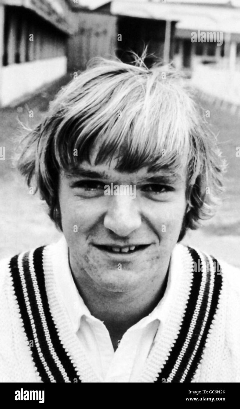 Portraits de cricket. P.W. Denning (Somerset) Banque D'Images