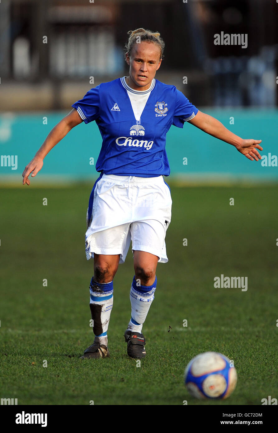 Soccer - FA Tesco Premier League pour femmes - Everton / Arsenal - Rossett Park. Jody Handley, Everton Banque D'Images