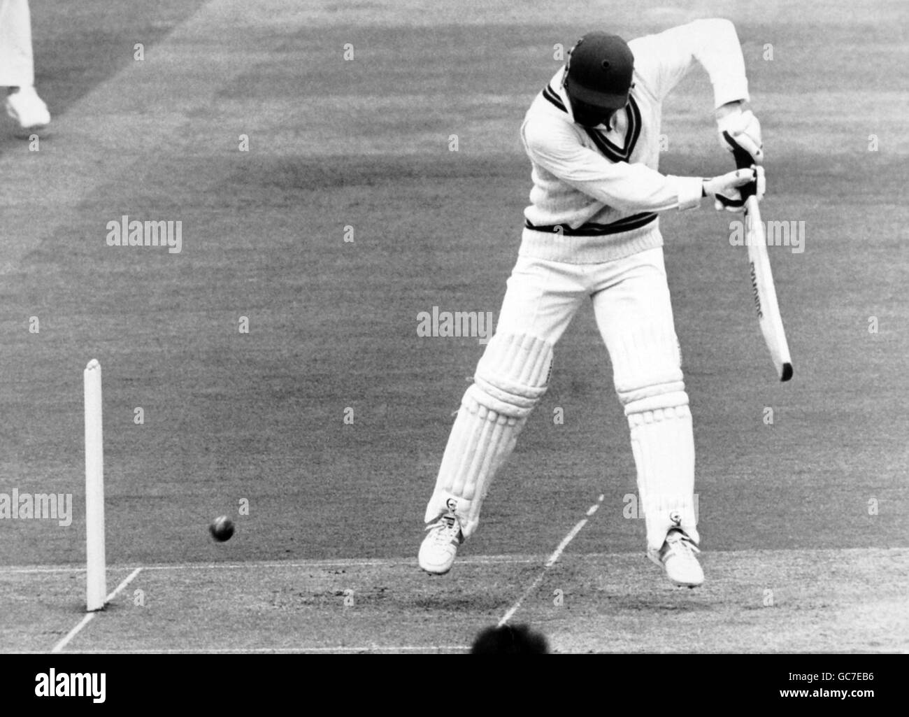 L'Angleterre v Antilles - Texaco Trophy 1988 3ème (ODI) - Lieu de la Lord's Cricket Ground, St John's Wood Banque D'Images