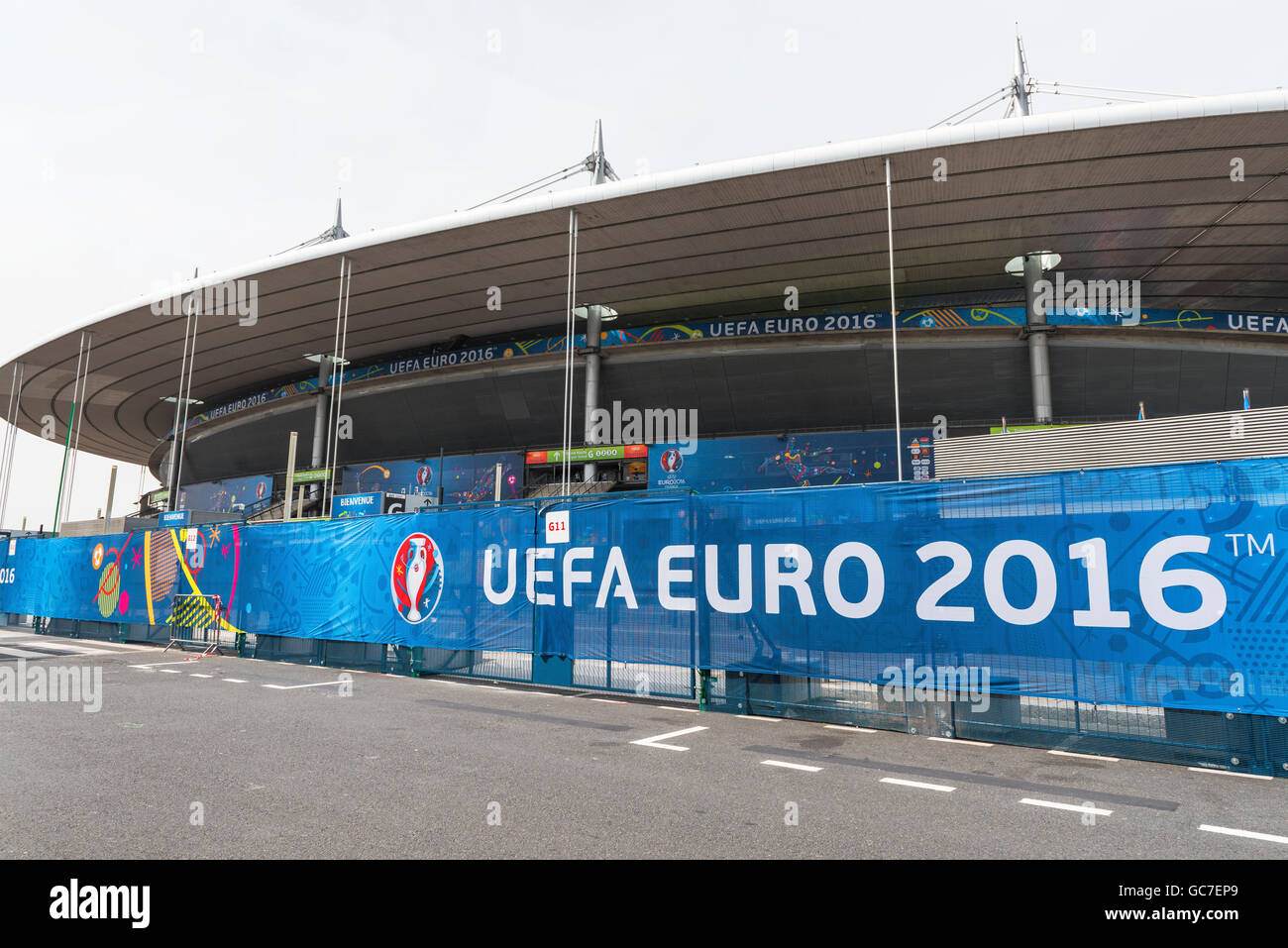 À l’EURO-2016 Banque D'Images