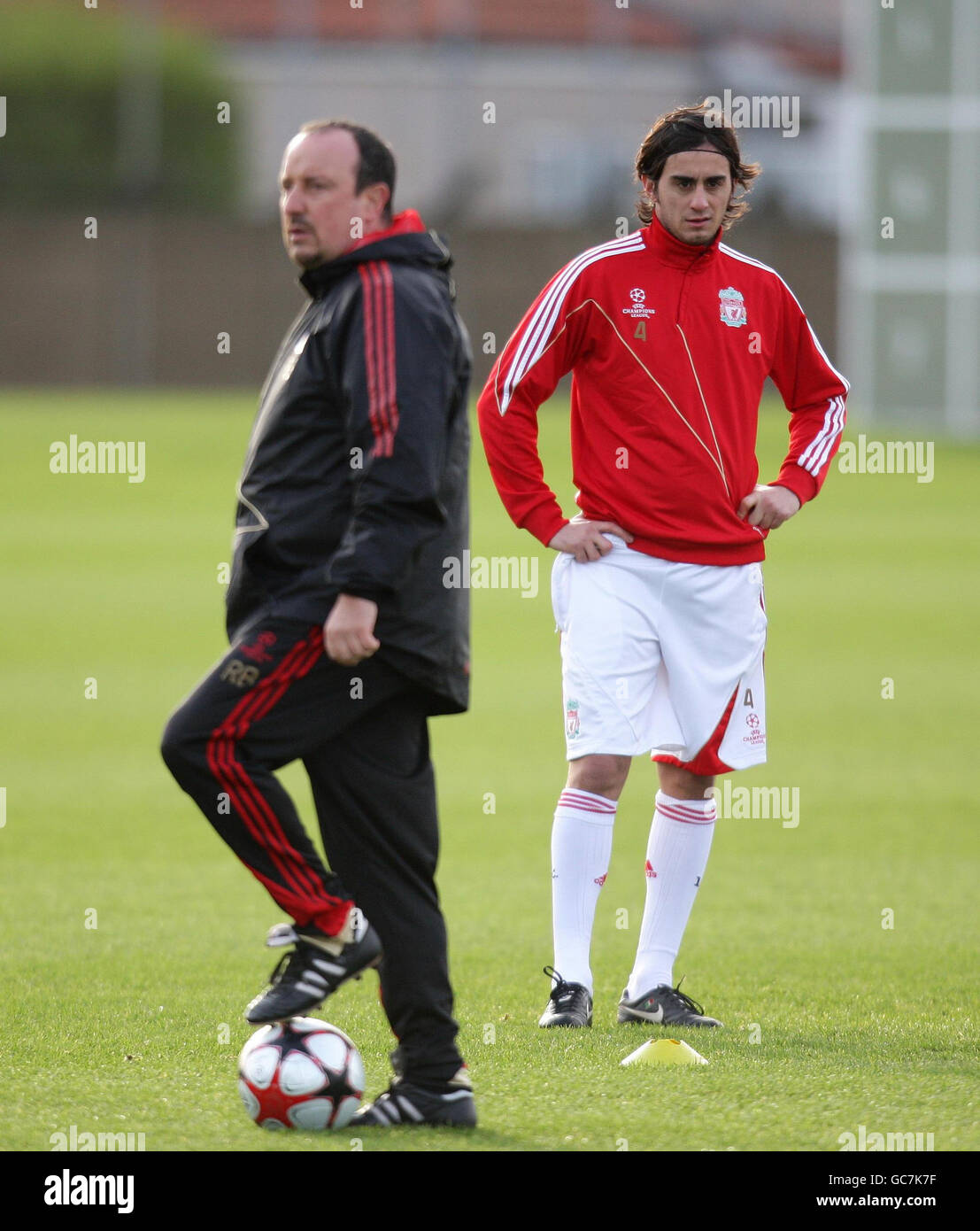 Football - Ligue des Champions - Groupe E - Liverpool v Fiorentina - Liverpool - Formation Melwood Banque D'Images