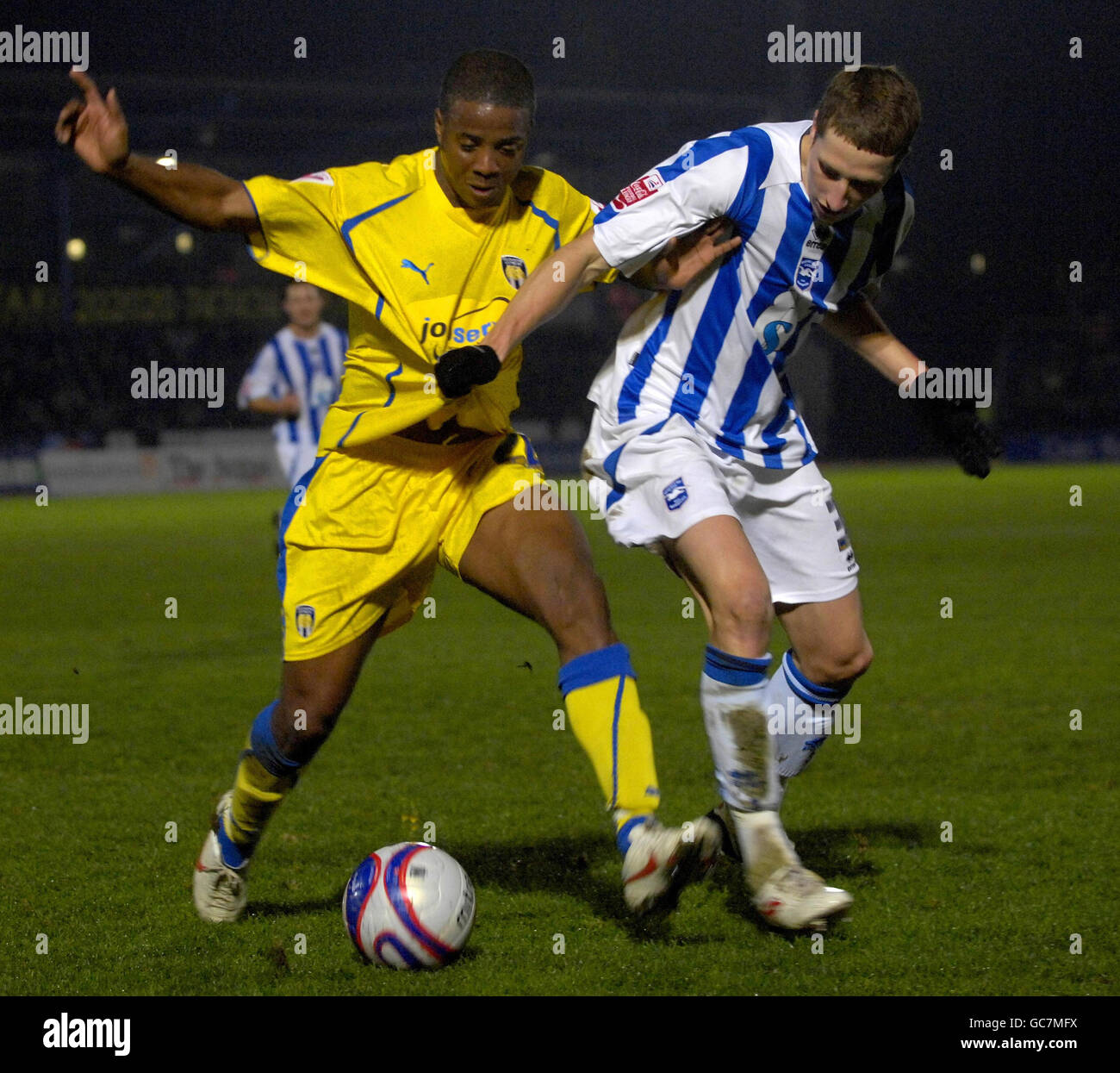 Soccer - Coca-Cola Football League One - Brighton & Hove Albion v Colchester United - Withdean Stadium Banque D'Images