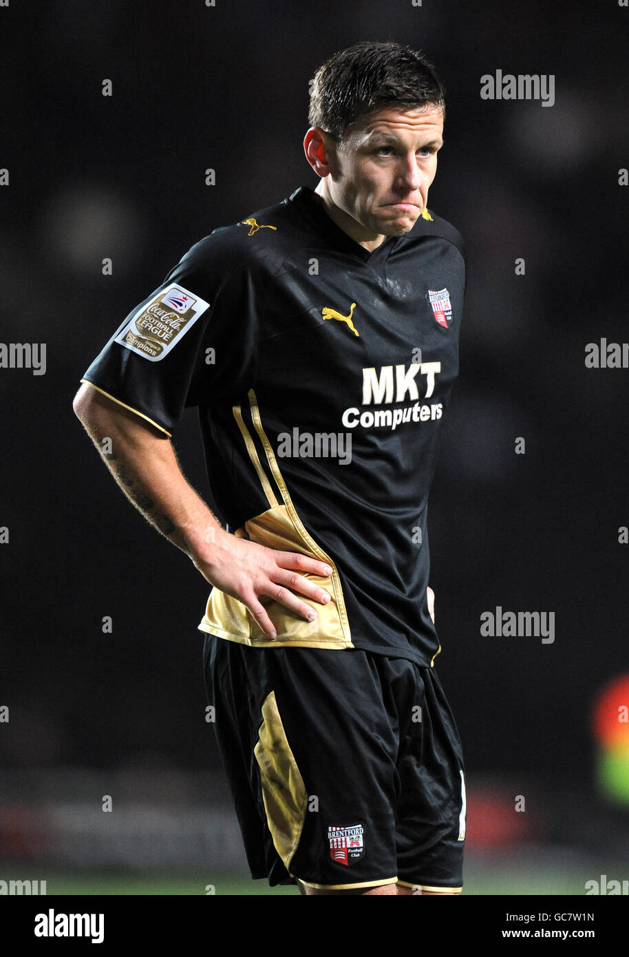 Soccer - Coca-Cola Football League One - Milton Keynes Dons v Brentford - stadium:mk Banque D'Images