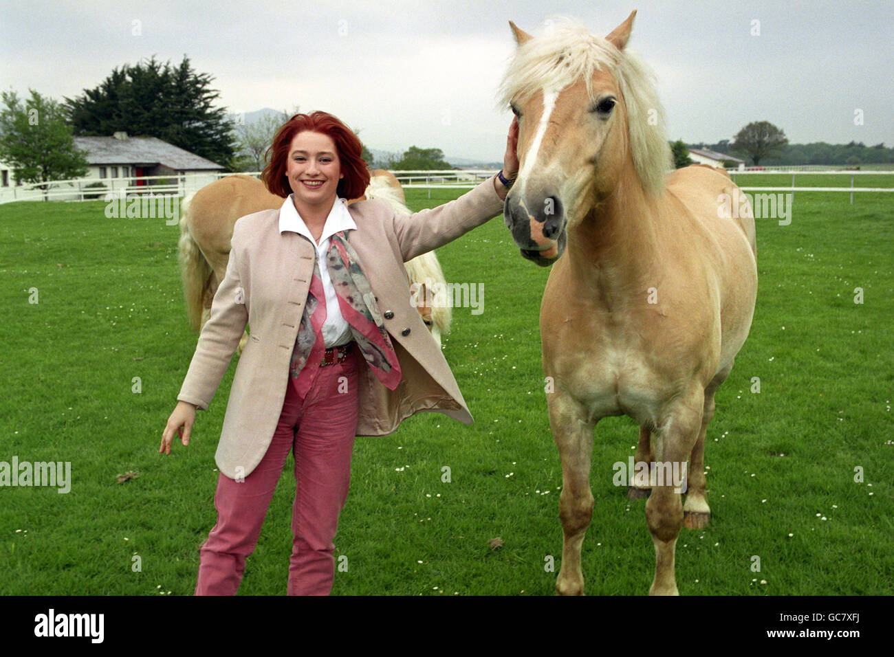 NIAMH KAVANAGH l'entrée de l'Irlande. Banque D'Images