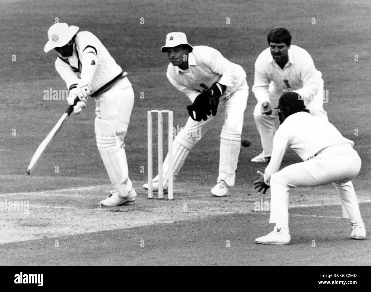 Football - l'Angleterre v l'Inde - l'Inde britannique en 1986 (1er essai) - Deuxième jour - Lord's Cricket Ground Banque D'Images