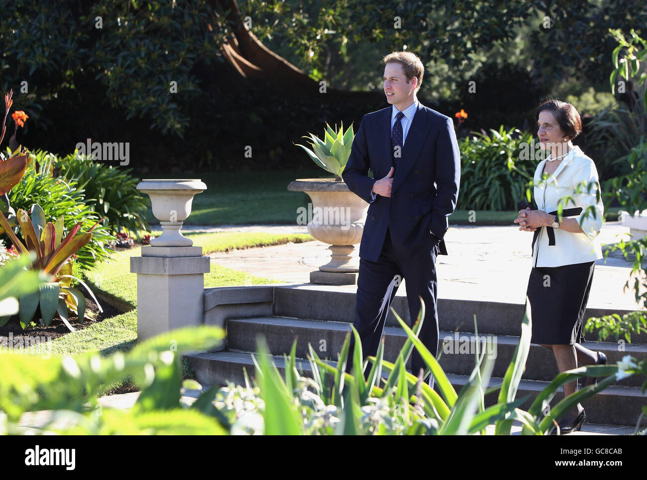 Le Prince William se rend en Australie - Jour 1 Banque D'Images