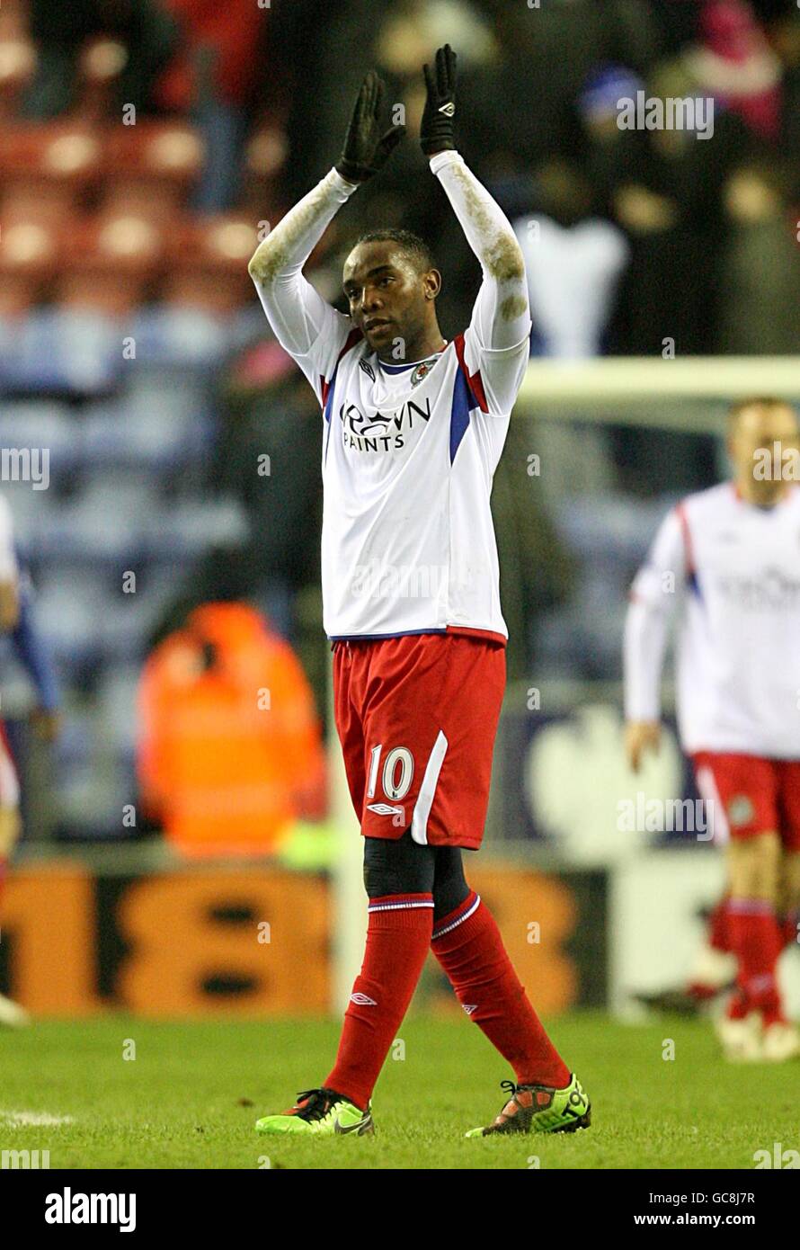 Soccer - Barclays Premier League - Wigan Athletic v Blackburn Rovers - DW Stadium Banque D'Images