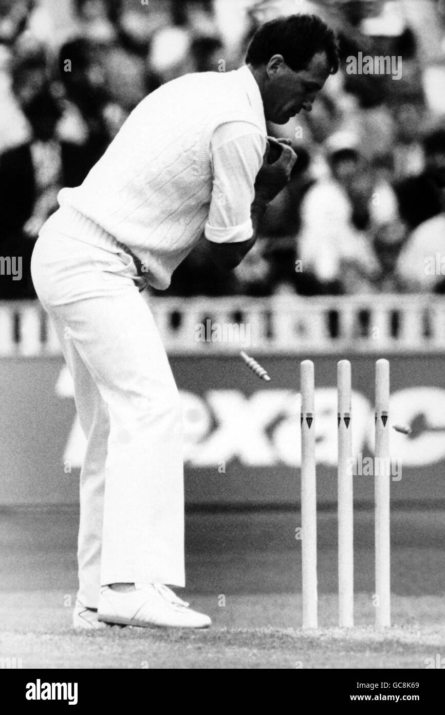 Cricket - Angleterre v Antilles - Texaco Trophy 1988 (1er ODI) Lieu d'Edgbaston, Birmingham Banque D'Images