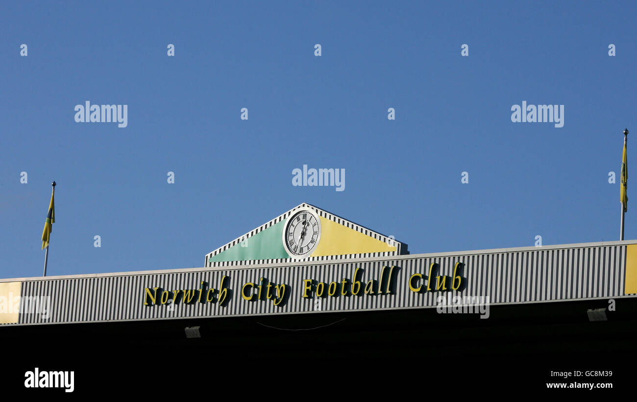 Soccer - Coca-Cola Football League One - Millwall v Norwich City - Carrow Road Banque D'Images