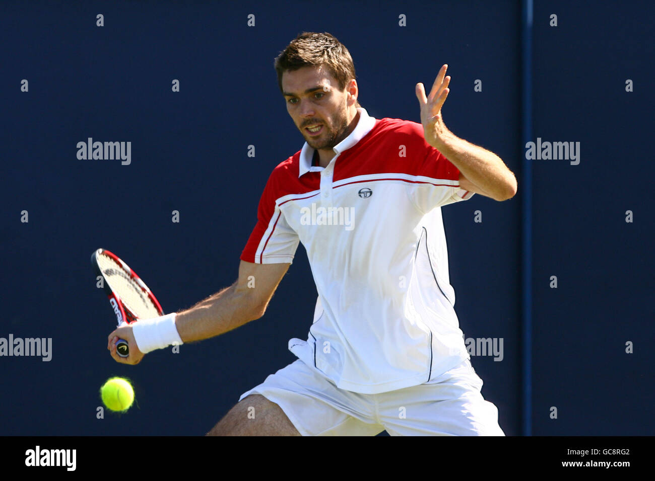 Tennis - AEGON International - deuxième jour - Devonshire Park. Colin Fleming, Grande-Bretagne Banque D'Images