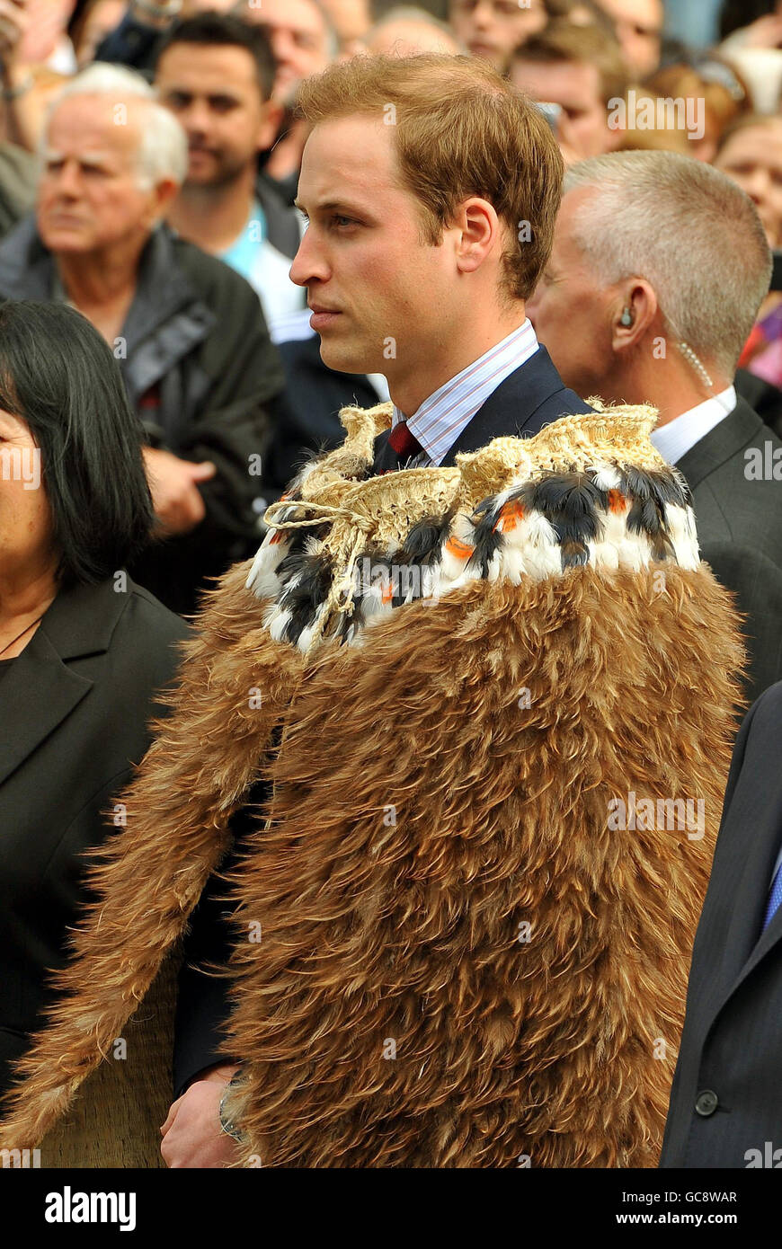 Le prince William visites NZ - Jour 2 Banque D'Images