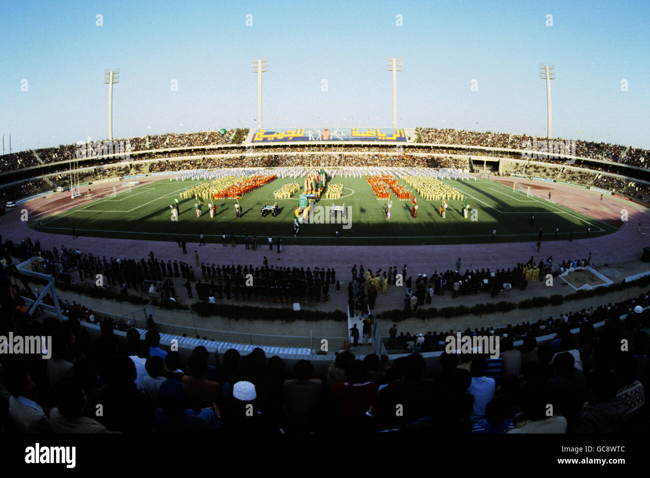 Scènes de la cérémonie d'ouverture de la 13ème coupe africaine des Nations, qui ont eu lieu en Libye. Banque D'Images