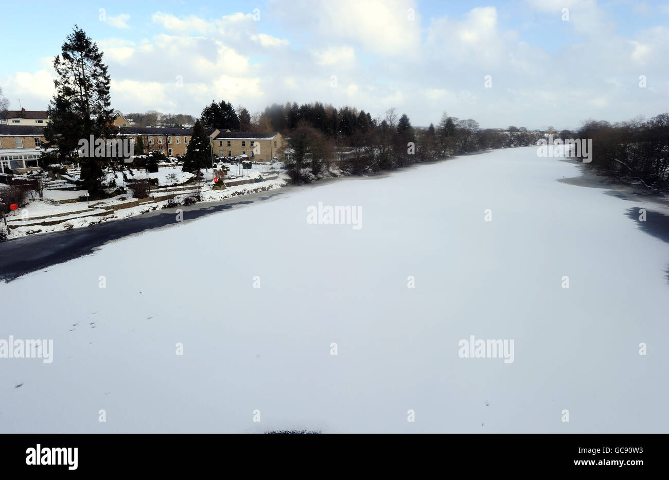 Météo d'hiver jan 10e Banque D'Images
