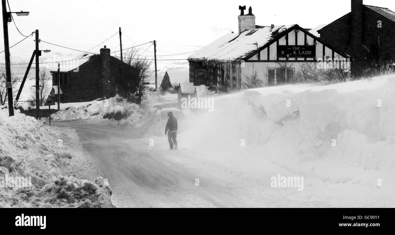 Météo d'hiver jan 10e Banque D'Images