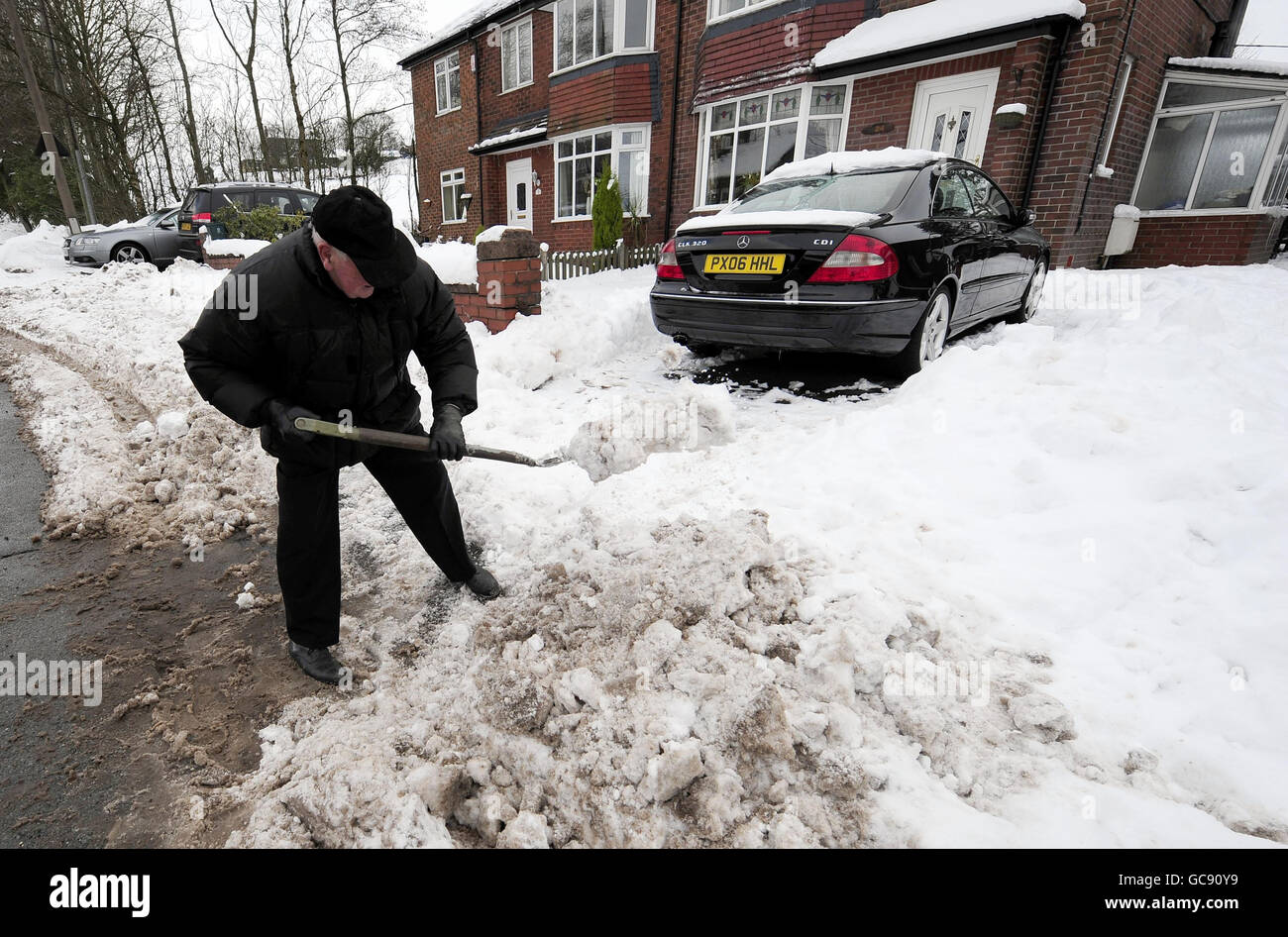Météo d'hiver jan 10e Banque D'Images