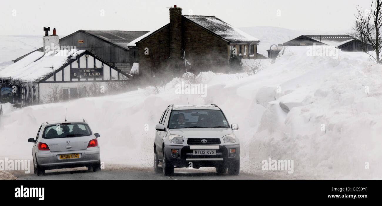 Météo d'hiver jan 10e Banque D'Images