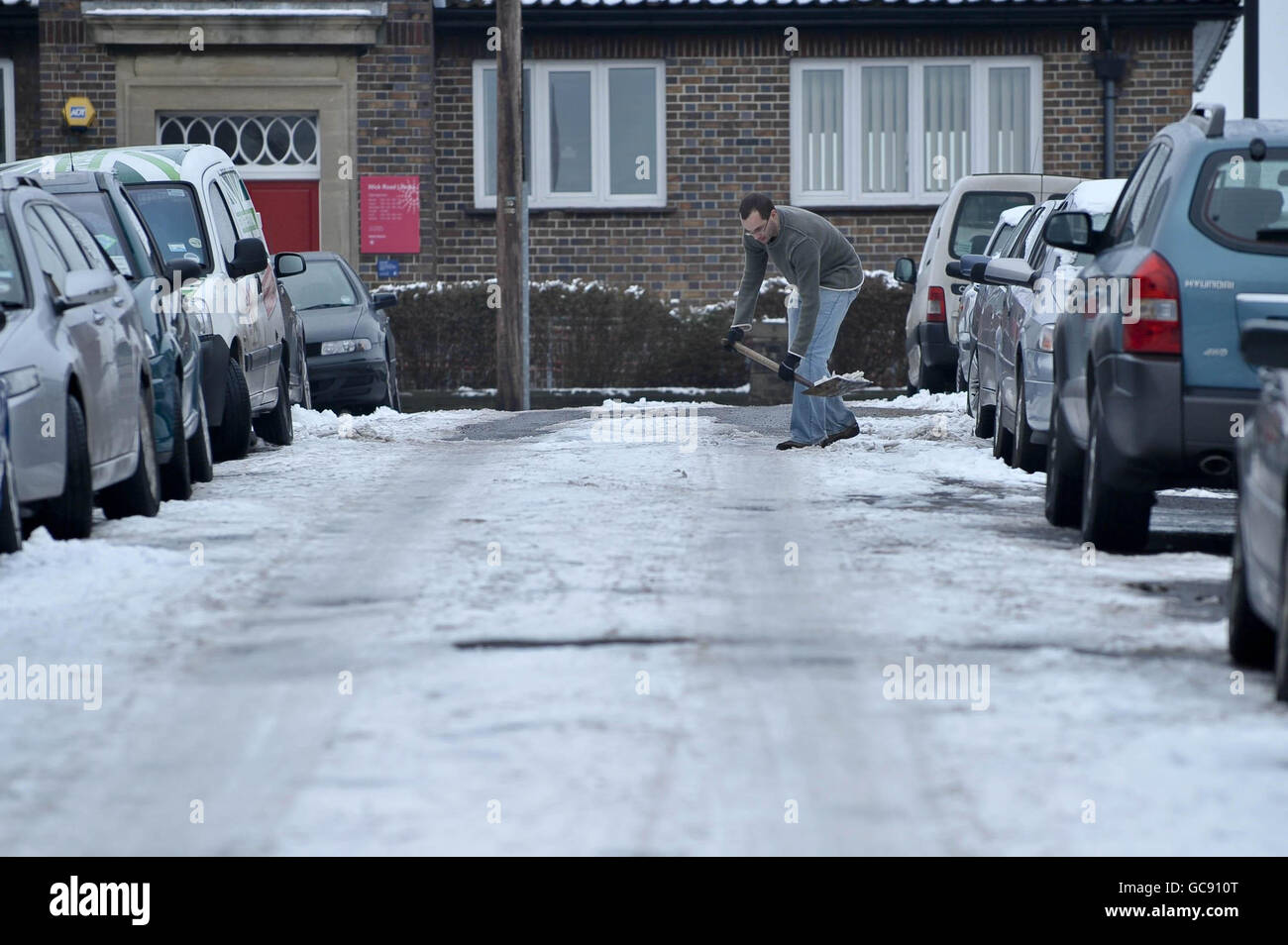 Météo d'hiver jan 10e Banque D'Images