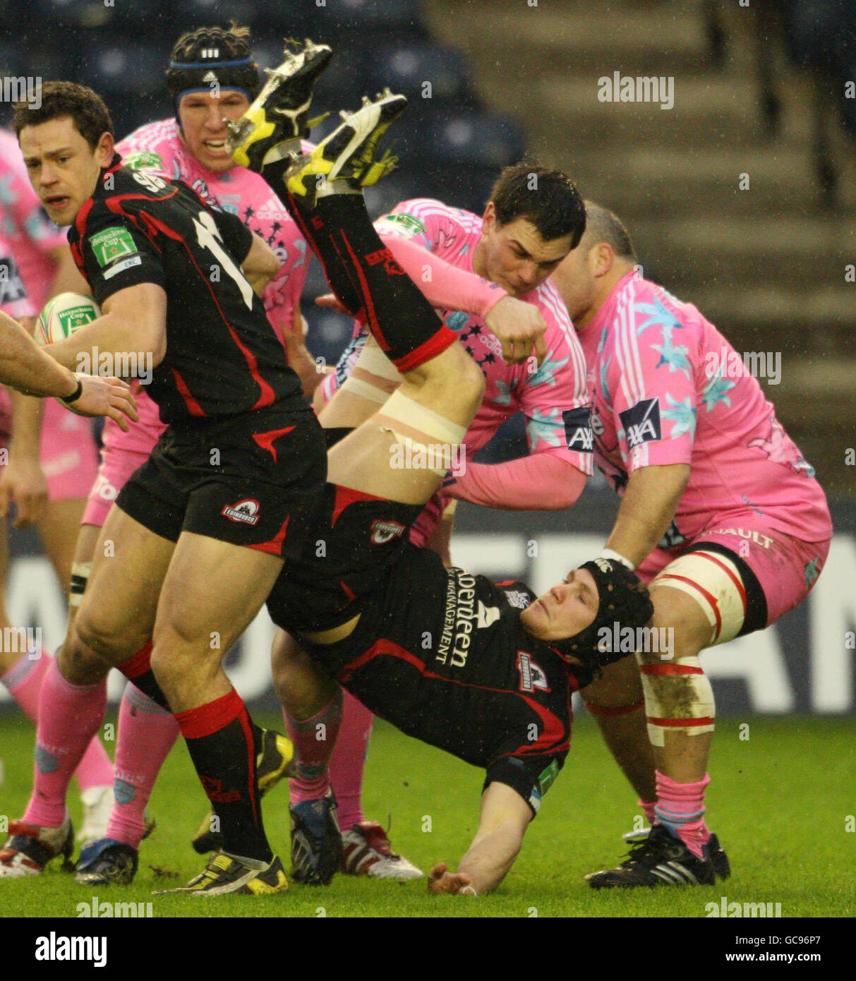 Rugby Union - Heineken Cup - Pool 4 - Edinburgh Rugby v Stade Francais - Murrayfield Banque D'Images