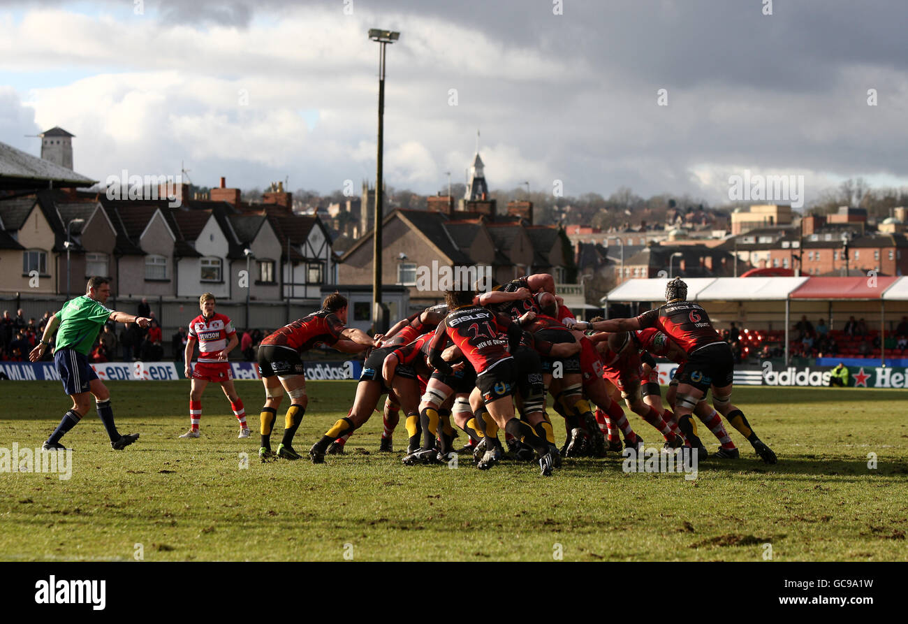 Rugby Union - Heineken Cup - Pool 2 - Newport-Gwent Dragons v Gloucester Rugby - Rodney Parade Banque D'Images