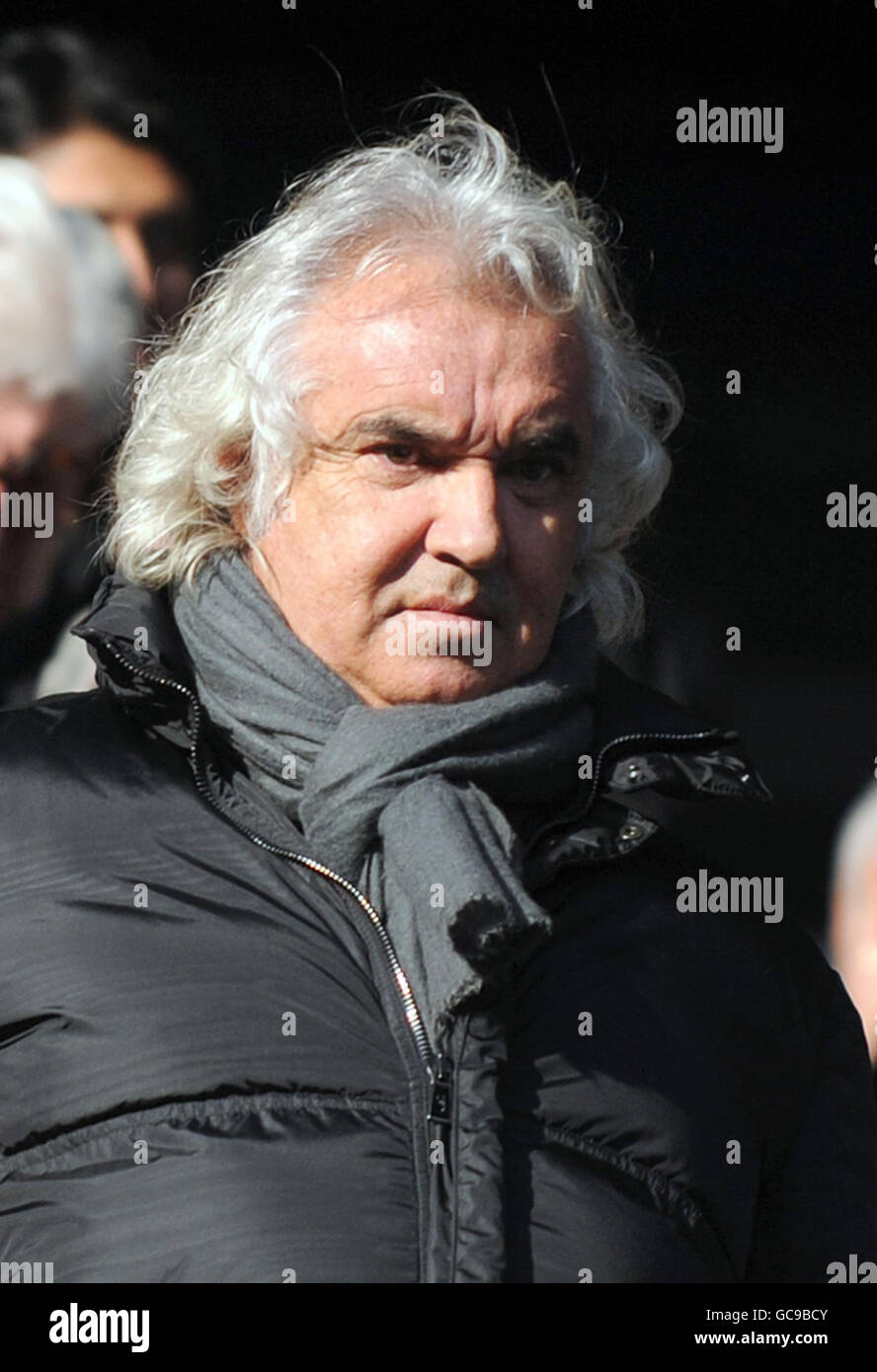 Football - Championnat de la ligue de football Coca-Cola - Queens Park Rangers v Scunthorpe United - Loftus Road.Flavio Briatore, co-propriétaire de QPR, avant de commencer le match de championnat Coca-Cola à Loftus Road, Londres. Banque D'Images