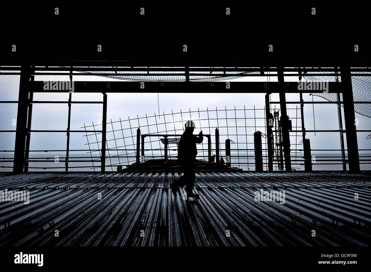 Grand Pier à Weston-super-Mare Banque D'Images