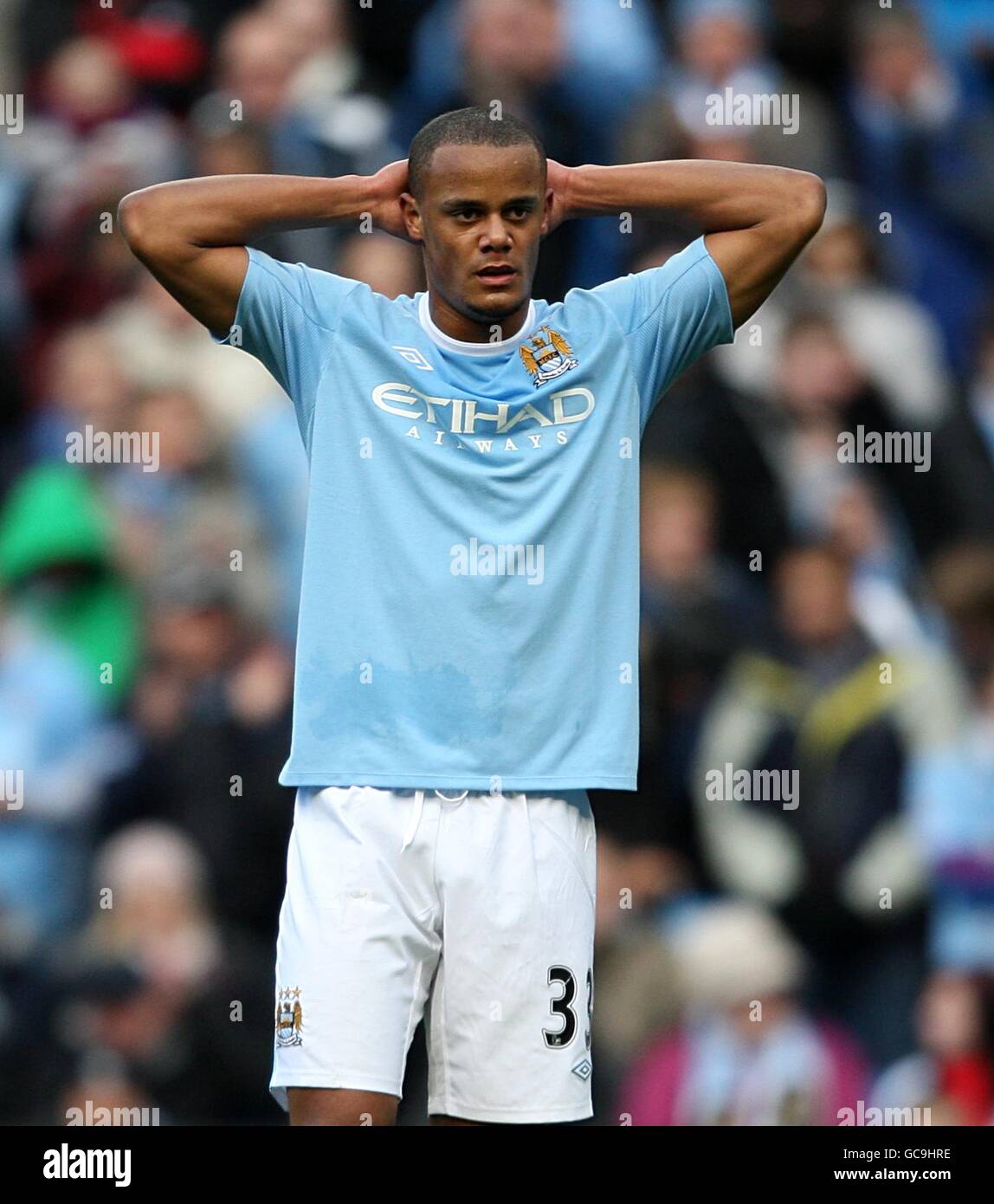 Soccer - Barclays Premier League - Manchester City v Portsmouth - Ville de Manchester Stadium Banque D'Images