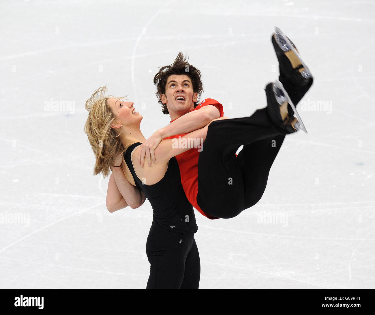 - Jeux Olympiques d'hiver Jeux Olympiques d'hiver de 2010, Vancouver - Formation de danse sur glace Banque D'Images
