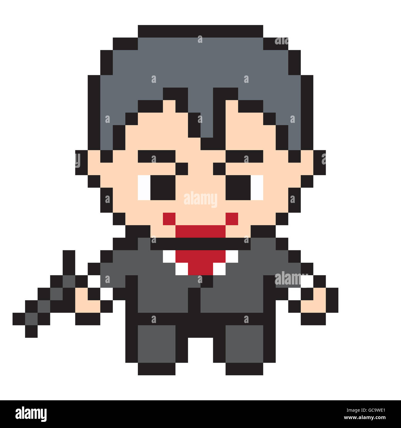 Illustration Pixel Art Design Man Banque De Photographies Et D Images A Haute Resolution Alamy