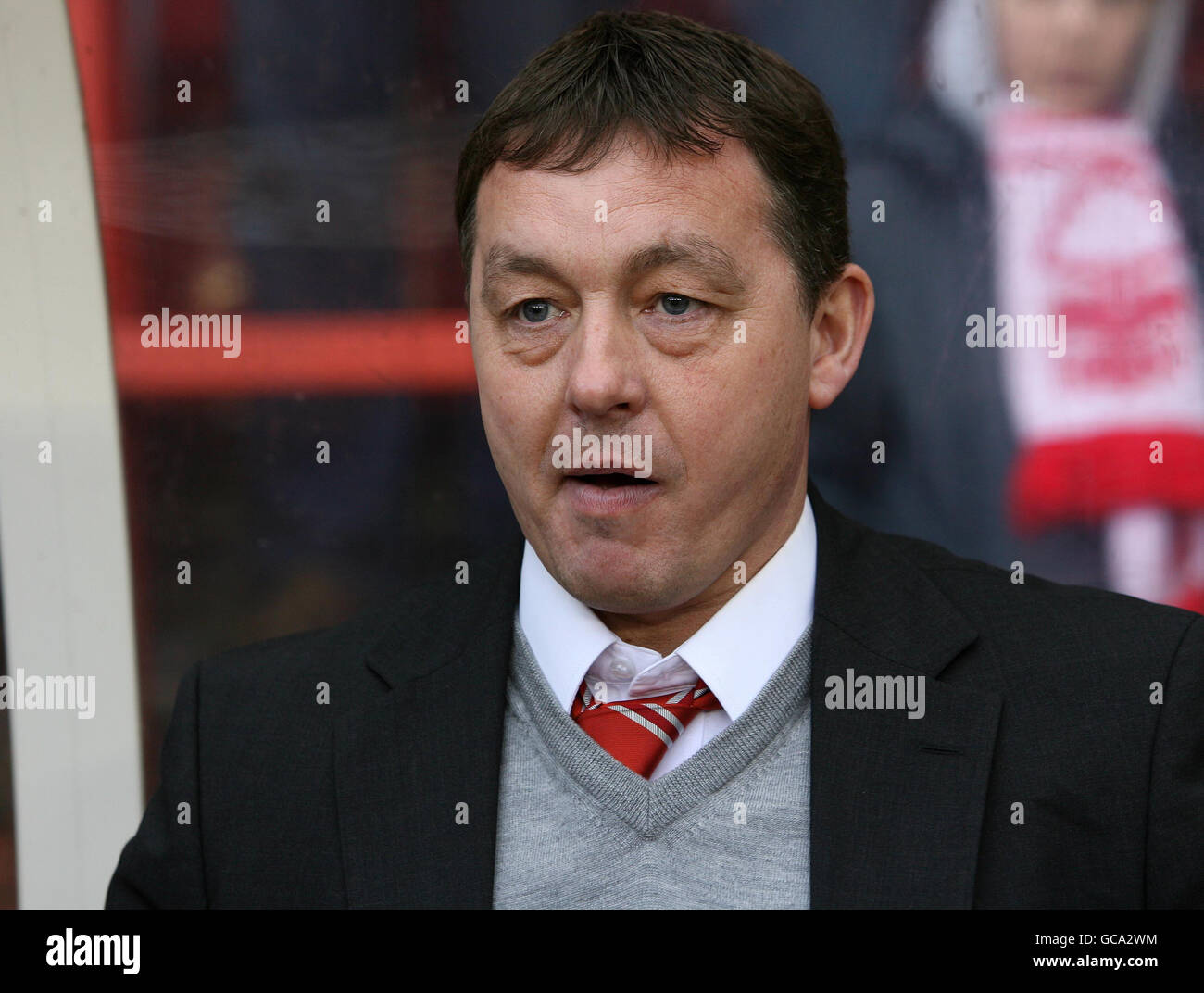 Football - Coca-Cola football League Championship - Nottingham Forest / Sheffield mercredi - City Ground.Billy Davies, directeur de Nottingham Forest, lors du match de championnat Coca-Cola au City Ground, à Nottingham. Banque D'Images