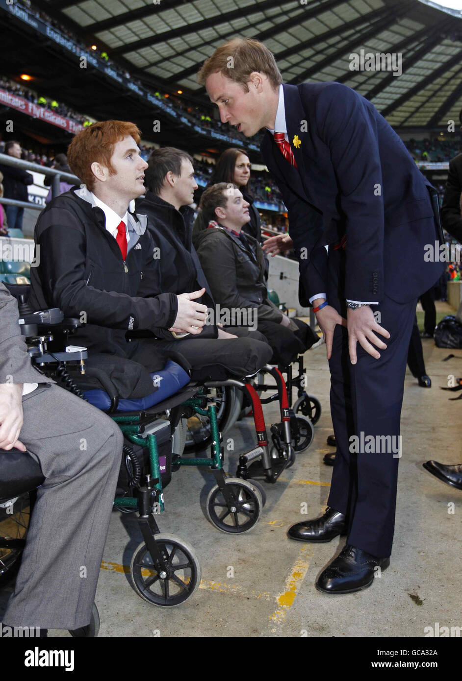 Rugby honneur pour le prince Harry Banque D'Images