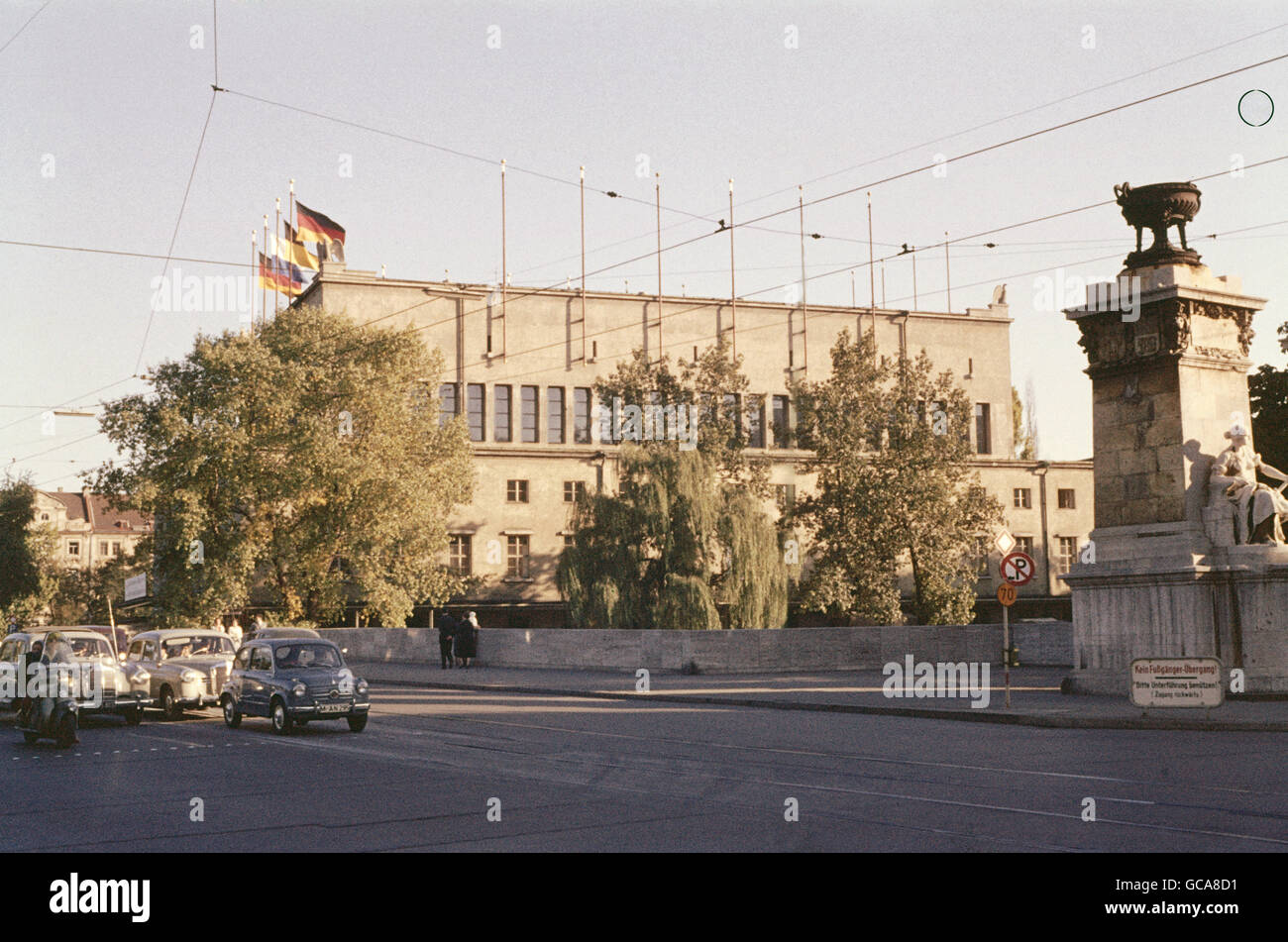 Géographie / Voyage, Allemagne, Bavière, Munich, musées, Musée allemand (Deutsches Museum), vue extérieure, 1957/1958, droits supplémentaires-Clearences-non disponible Banque D'Images