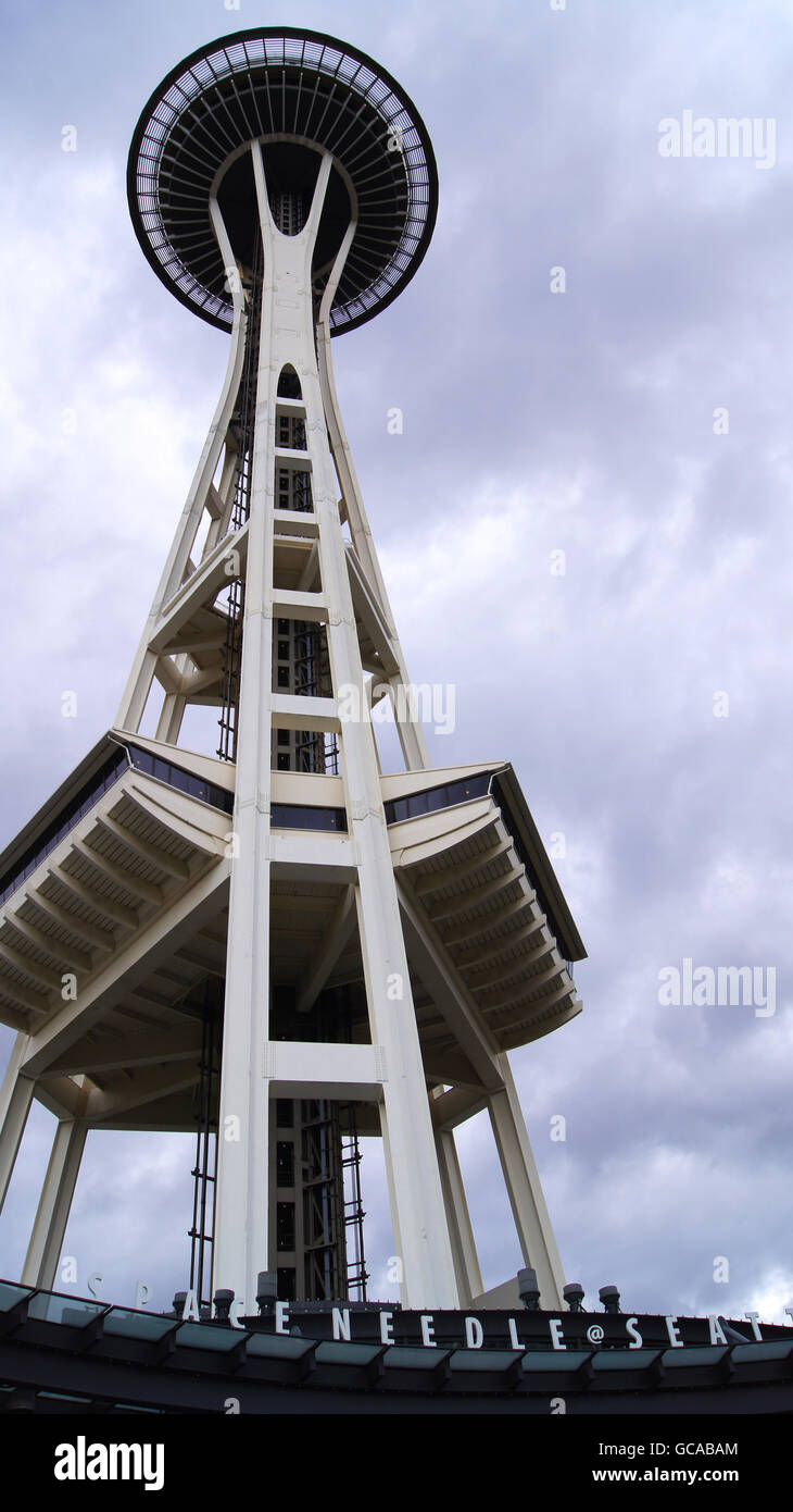SEATTLE, WASHINGOTN - Septembre 2014 : la Space Needle Banque D'Images