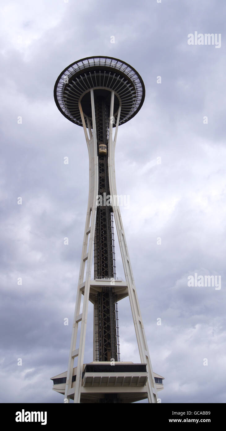 SEATTLE, WASHINGOTN - Septembre 2014 : la Space Needle Banque D'Images