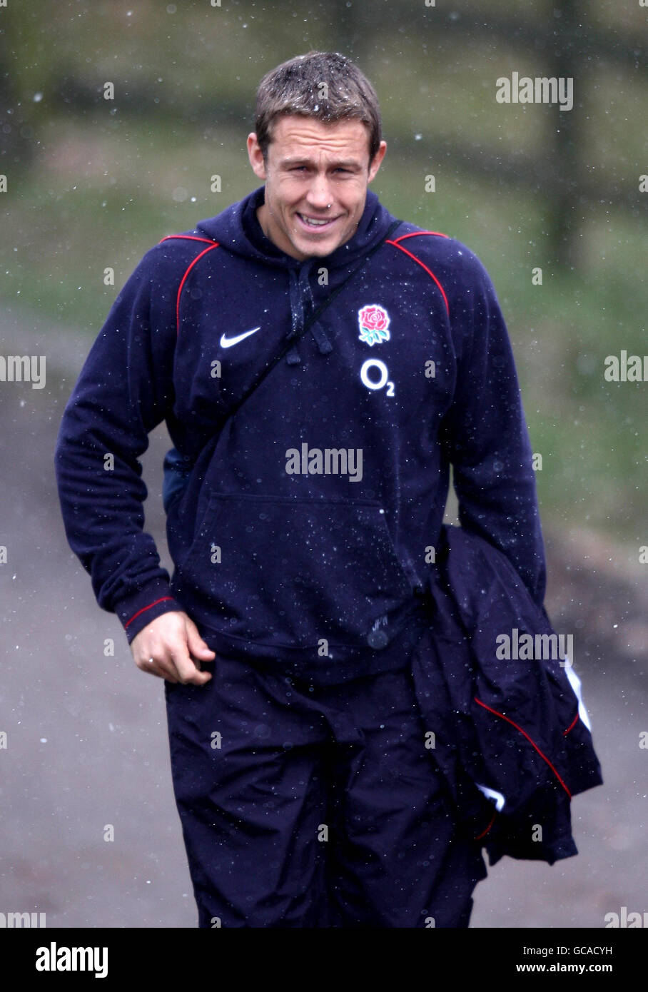 Rugby Union - Session de formation de l'Angleterre - Pennyhill Park Banque D'Images