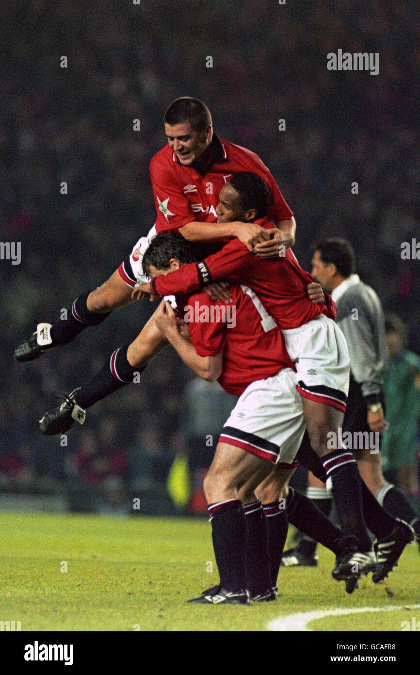 Football - Ligue des Champions - Groupe A - v Manchester United Barcelone - Old Trafford Banque D'Images