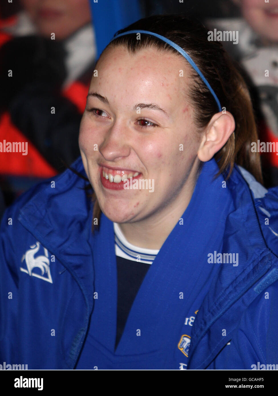 Soccer - Tesco FA Women's Premier League - Everton v finale de coupe - Leeds Carnegie - Spotland Stadium Banque D'Images