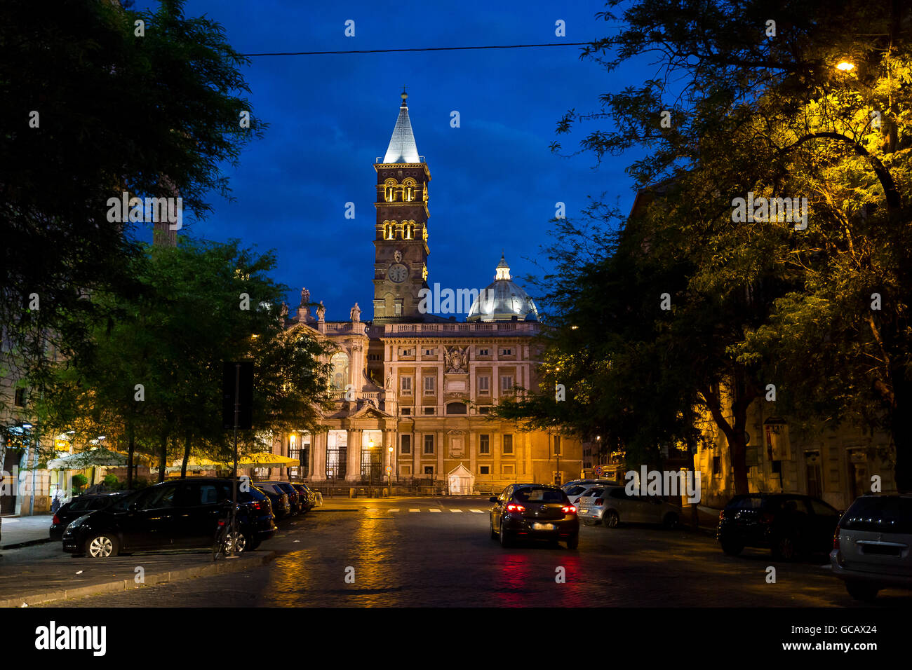 Basilique Santa Maria Maggiore. Rome, Italie Banque D'Images