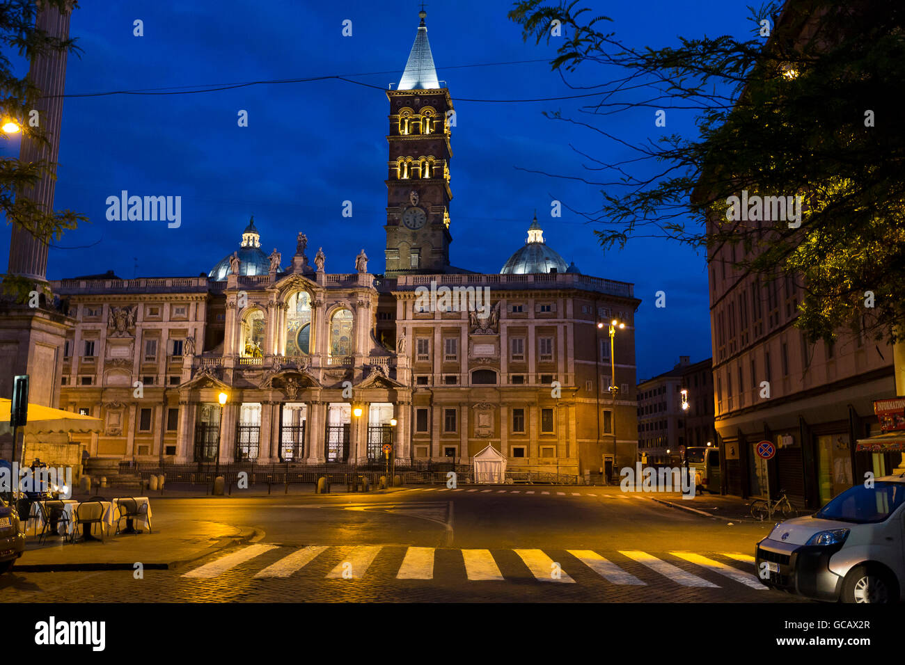 Basilique Santa Maria Maggiore. Rome, Italie Banque D'Images
