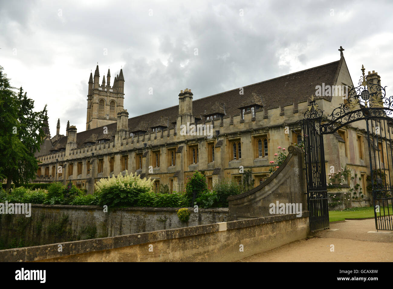 L'Université d'Oxford Magdalen College England UK Banque D'Images