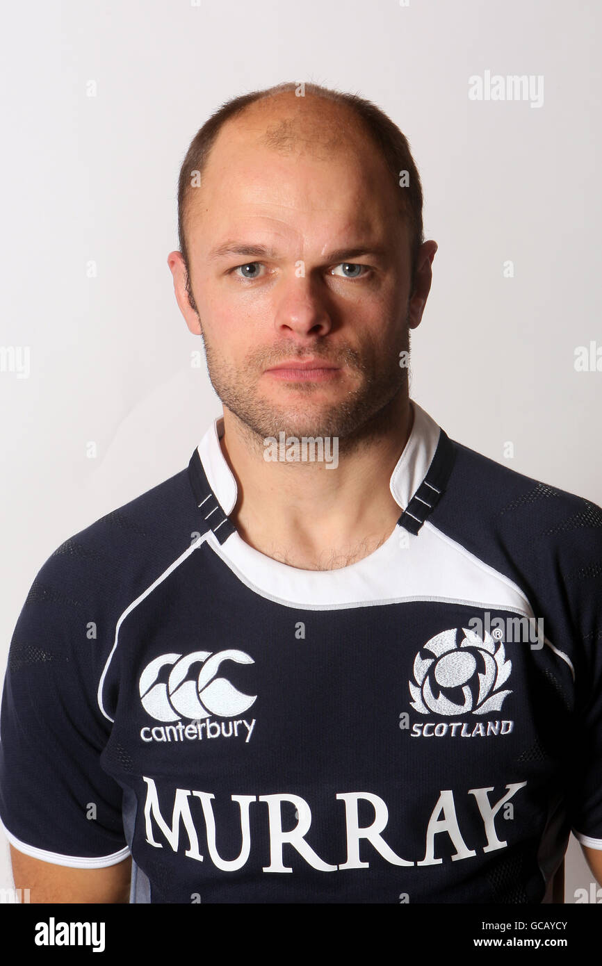 Rugby Union - Scotland Photocall 2009/10. GAV Scott, Écosse Banque D'Images