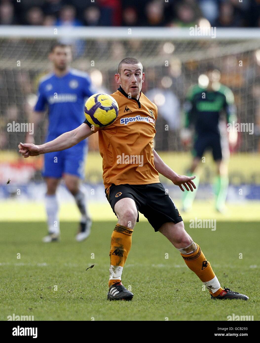 Football - Barclays Premier League - Wolverhampton Wanderers / Chelsea - Molineux. David Jones, Wolverhampton Wanderers Banque D'Images