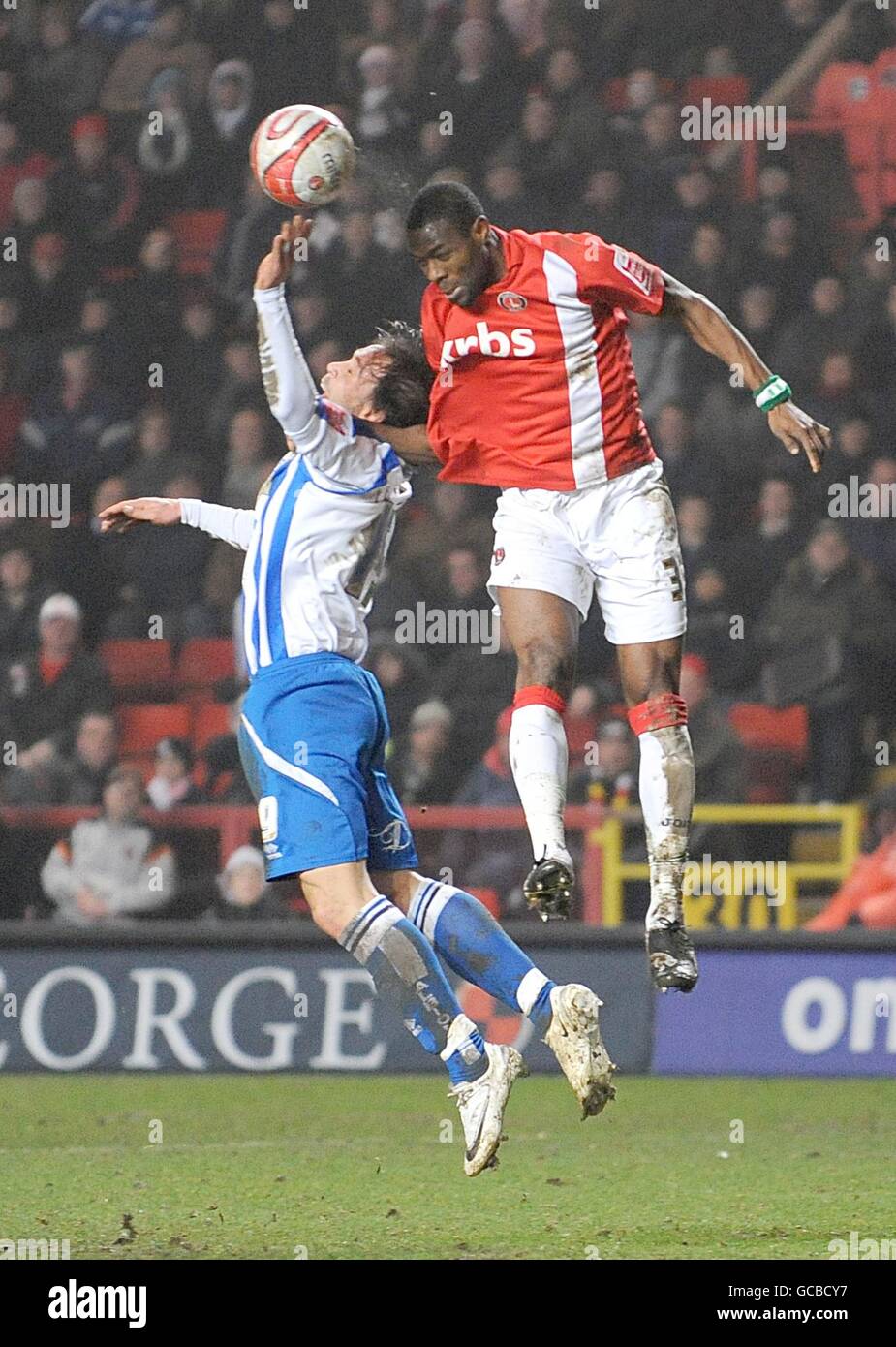 Soccer - Coca-Cola Football League One - Charlton Athletic v Brighton et Hove Albion - La Vallée Banque D'Images