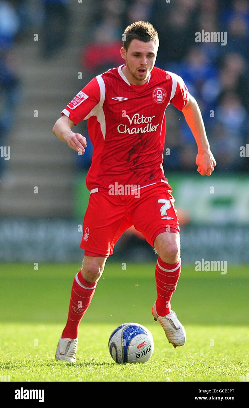 Football - Coca-Cola football League Championship - Leicester City / Nottingham Forest - The Walkers Stadium. Paul Anderson, forêt de Nottingham Banque D'Images