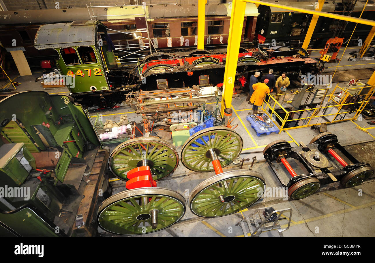 The Flying Scotsman restauration Banque D'Images