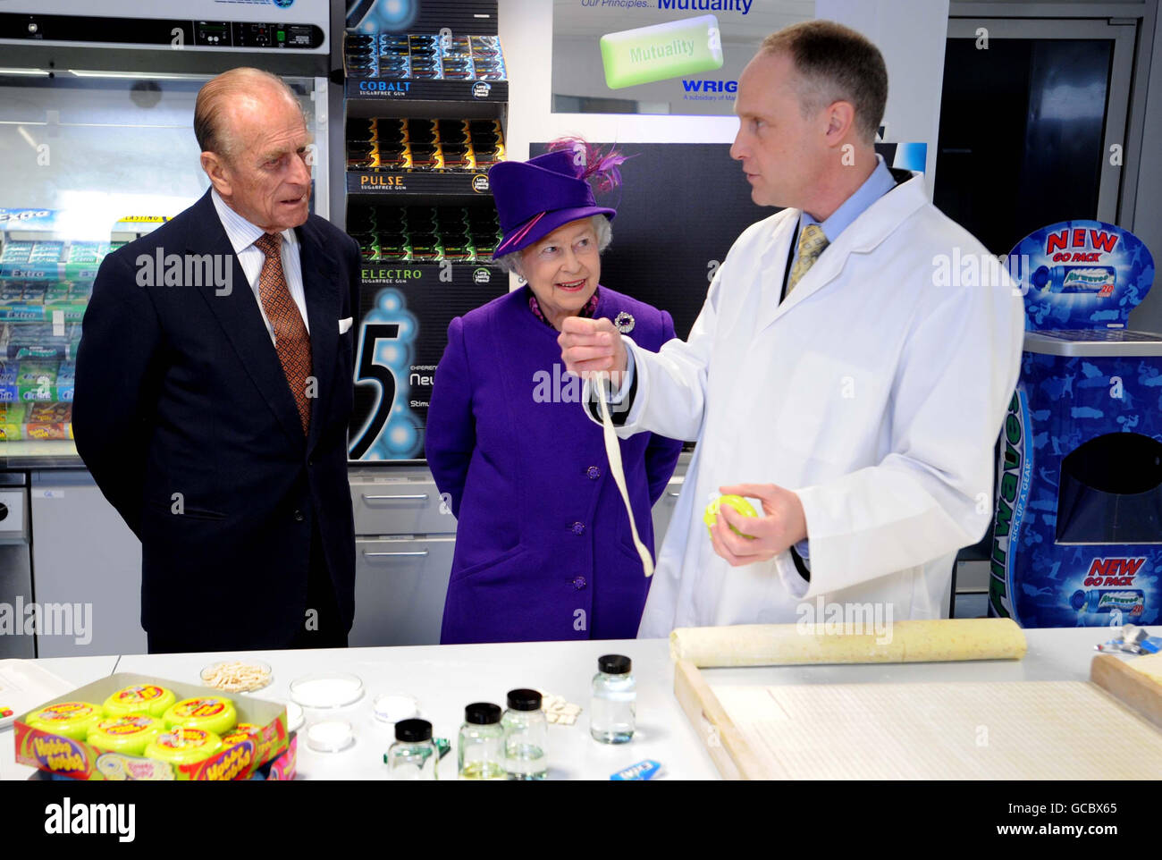 Visite royale à Devon Banque D'Images