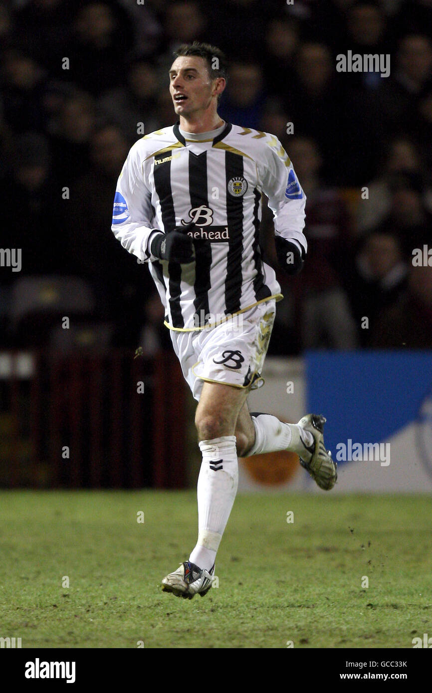 Football - coupe d'assurance coopérative - demi-finale - coeur de Midlothian / St Mirren - Fir Park. Andy Dorman, St. Mirren Banque D'Images