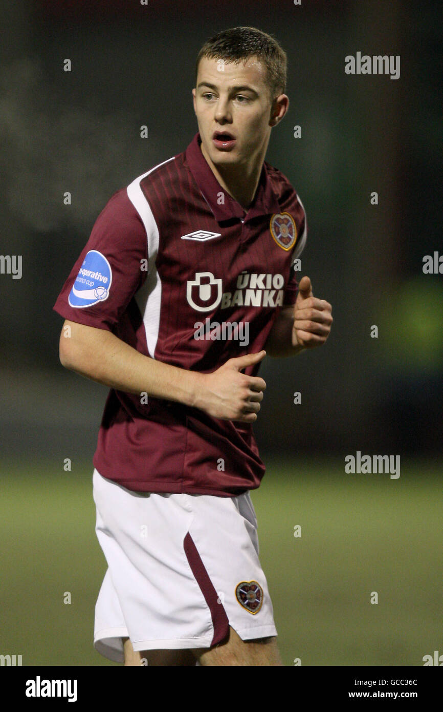 Football - coupe d'assurance coopérative - demi-finale - coeur de Midlothian / St Mirren - Fir Park. Gordon Smith, cœur du Midlothian Banque D'Images