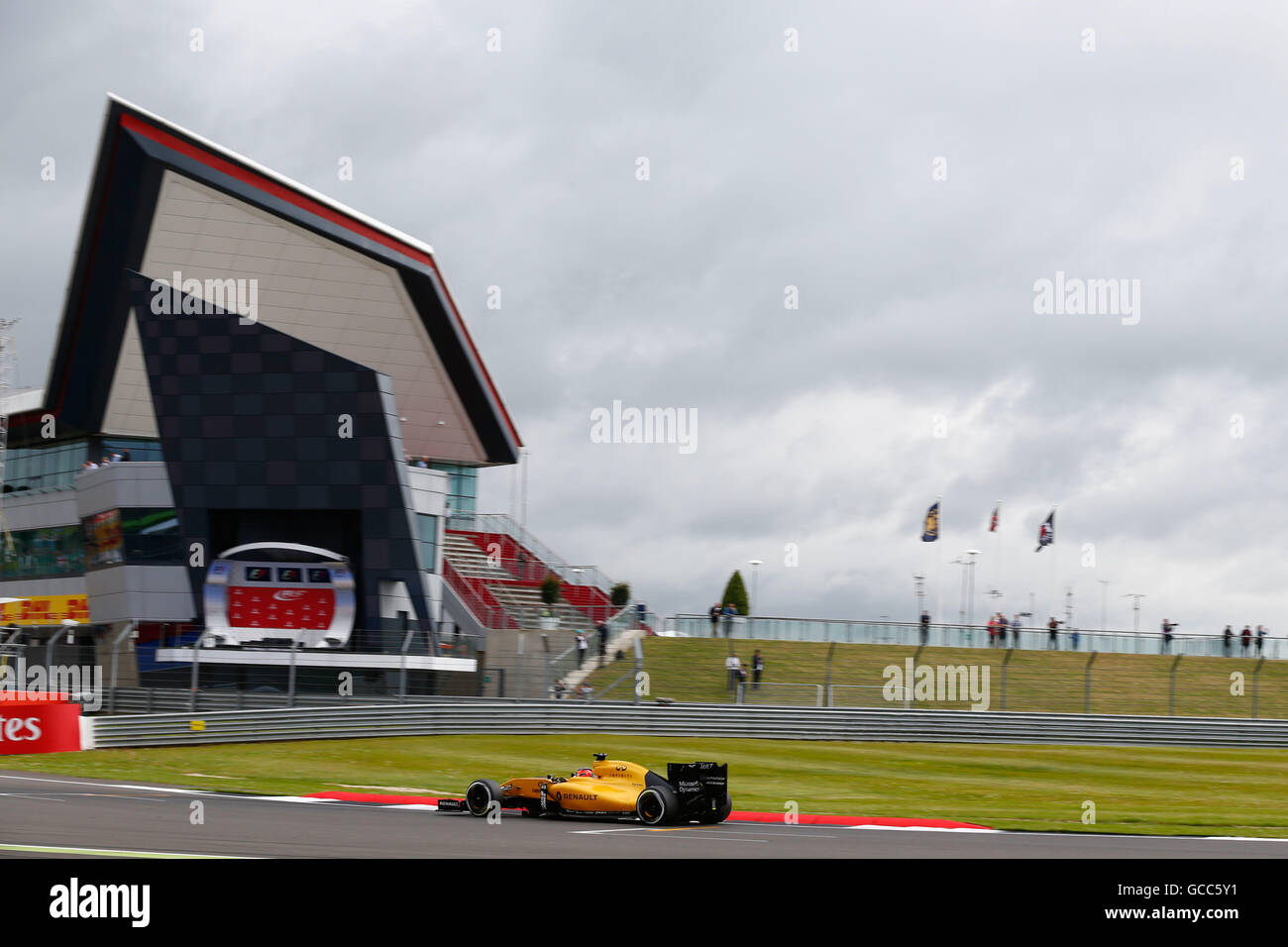 Sport Automobile : Championnat du Monde de Formule 1 de la FIA 2016, Grand Prix de Grande-Bretagne, # 45 Esteban Ocon (FRA, l'équipe de Formule 1 Renault Sport), | Verwendung weltweit Banque D'Images