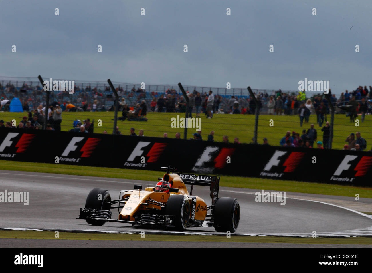 Sport Automobile : Championnat du Monde de Formule 1 de la FIA 2016, Grand Prix de Grande-Bretagne, # 45 Esteban Ocon (FRA, l'équipe de Formule 1 Renault Sport), | Verwendung weltweit Banque D'Images